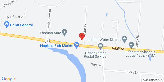 1490 Us Highway 60 W, Ledbetter, Kentucky, KY, 42058-9998 Map