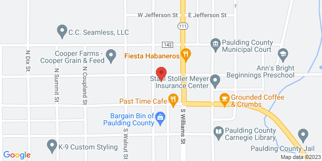 121 W Jackson St, Paulding, Ohio, OH, 45879-9998 Map