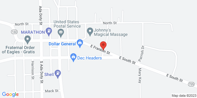 100 E Franklin St, Gratis, Ohio, OH, 45330-9998 Map