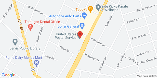 110 E Garden St, Rome, New York, NY, 13440-9998 Map