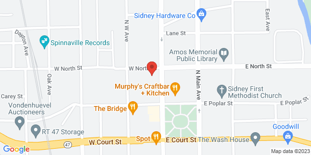 135 N Ohio Ave, Sidney, Ohio, OH, 45365-9998 Map