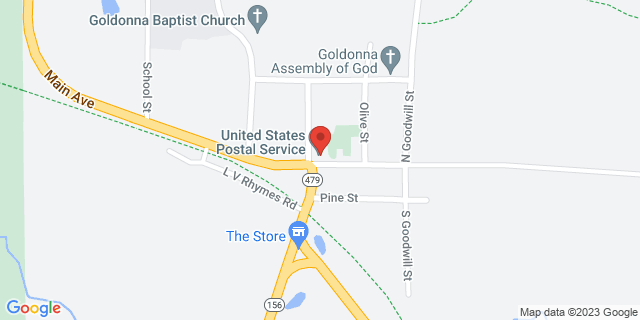 3153 Main St, Goldonna, Louisiana, LA, 71031-9998 Map