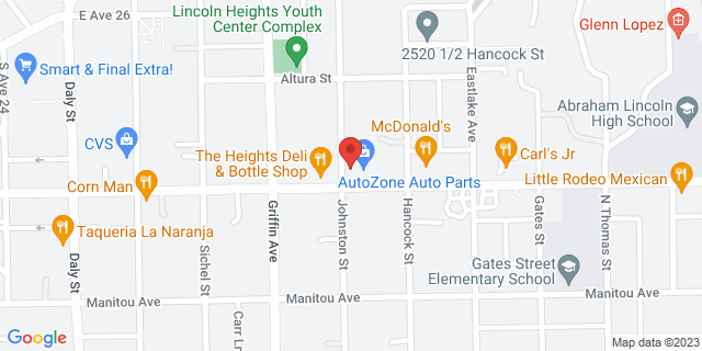 3001 N Broadway, Los Angeles, California, CA, 90031-9997 Map