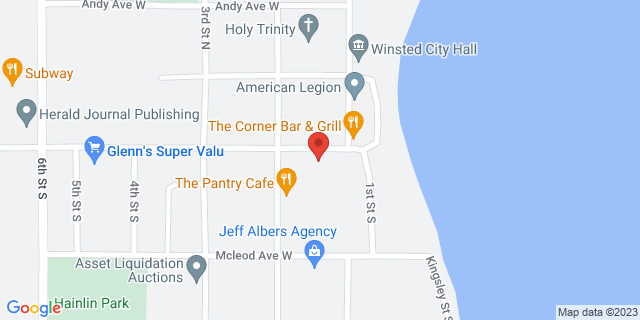 155 Main Ave W, Winsted, Minnesota, MN, 55395-7873 Map