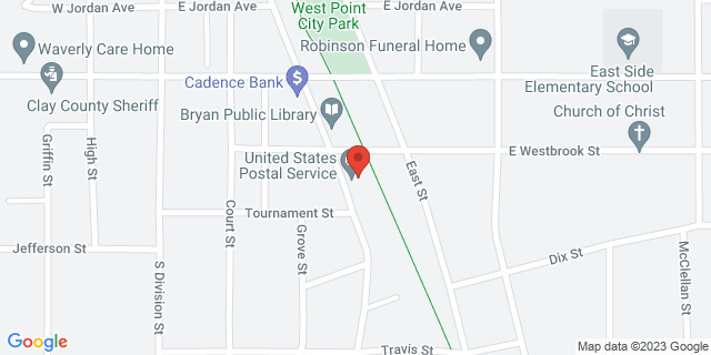 376 Commerce St, West Point, Mississippi, MS, 39773-2923 Map