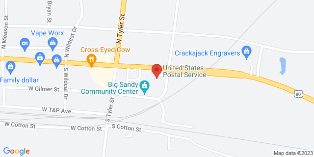 210 E Broadway St, Big Sandy, Texas, TX, 75755-9998 Map