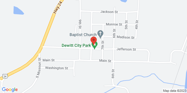 711 Jefferson St, De Witt, Missouri, MO, 64639-9998 Map