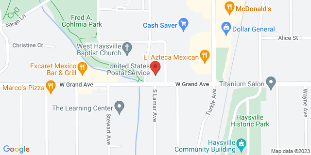 224 W Grand Ave, Haysville, Kansas, KS, 67060-9998 Map