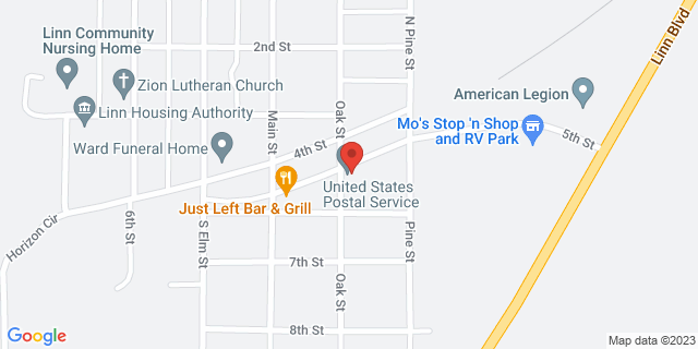 501 S Oak St, Linn, Kansas, KS, 66953-9998 Map