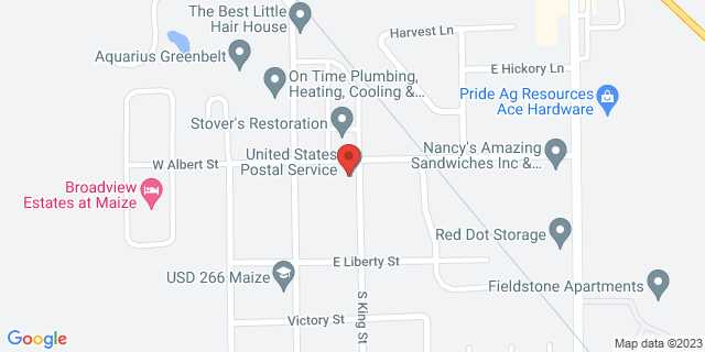 115 E Albert St, Maize, Kansas, KS, 67101-9998 Map