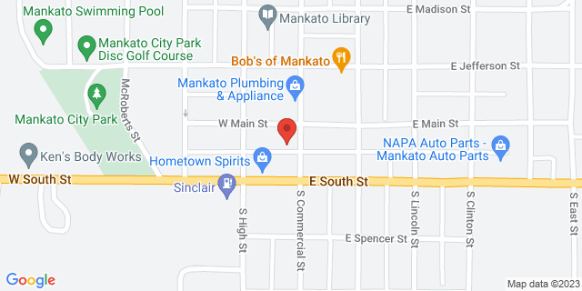 109 S Commercial St, Mankato, Kansas, KS, 66956-9998 Map