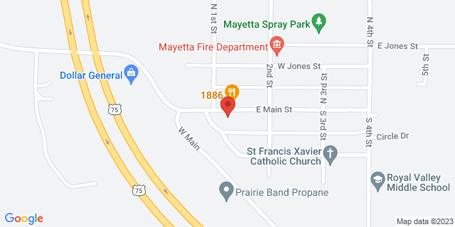 111 E Main St, Mayetta, Kansas, KS, 66509-9998 Map