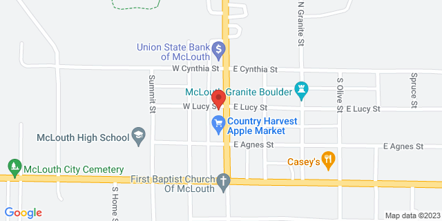 301 S Union St, Mc Louth, Kansas, KS, 66054-9998 Map