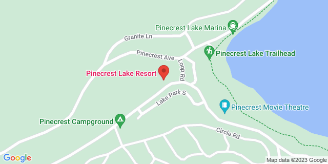 411 Pinecrest Lake Rd, Pinecrest, California, CA, 95364-9998 Map