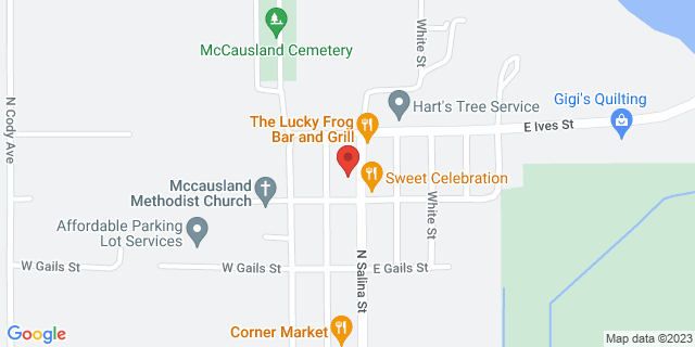 304 N Salina St, Mc Causland, Iowa, IA, 52758-9000 Map