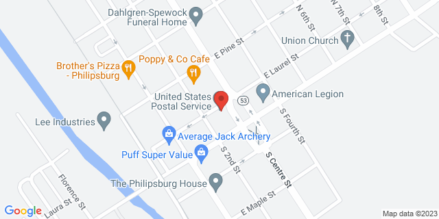 222 E Laurel St, Philipsburg, Pennsylvania, PA, 16866-9998 Map