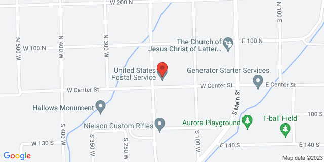 178 W Center St, Aurora, Utah, UT, 84620-8001 Map