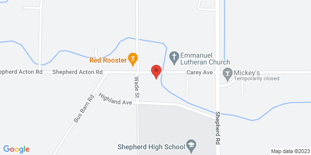 5450 Carey Ave, Shepherd, Montana, MT, 59079-9998 Map