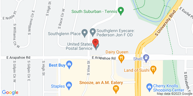 2221 E Arapahoe Rd, Centennial, Colorado, CO, 80122-9998 Map