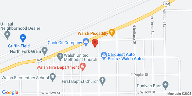 529 Colorado Ave, Walsh, Colorado, CO, 81090-9900 Map