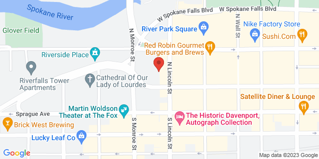 904 W Riverside Ave Ste 109, Spokane, Washington, WA, 99201-9998 Map