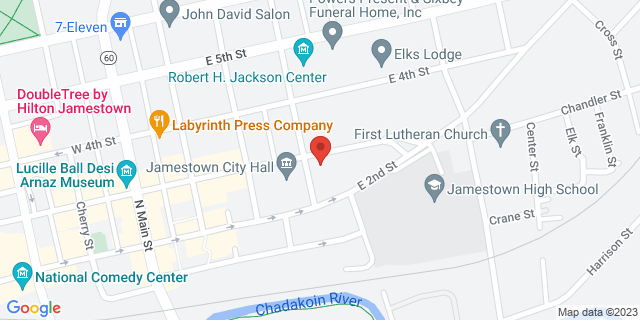 300 E 3Rd St, Jamestown, New York, NY, 14701-9955 Map