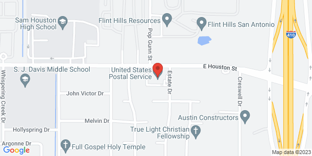 4950 E Houston St, San Antonio, Texas, TX, 78220-9998 Map