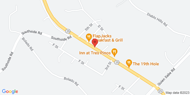 21 E 4Th St, Tres Pinos, California, CA, 95075-9800 Map