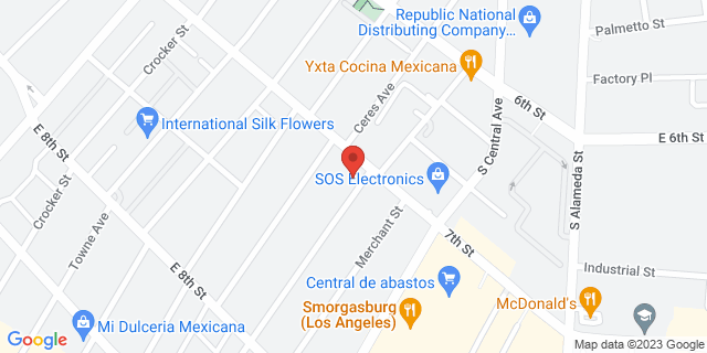 1122 E 7Th St, Los Angeles, California, CA, 90021-9998 Map