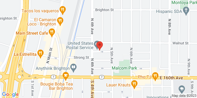 90 N 4Th Ave, Brighton, Colorado, CO, 80601-9998 Map