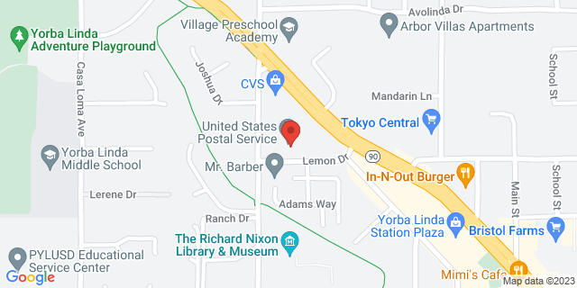 4770 Eureka Ave, Yorba Linda, California, CA, 92885-9998 Map