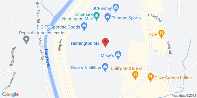 290 Huntington Mall, Barboursville, West Virginia, WV, 25504-9997 Map