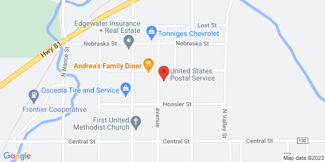 241 N Main St, Osceola, Nebraska, NE, 68651-5512 Map