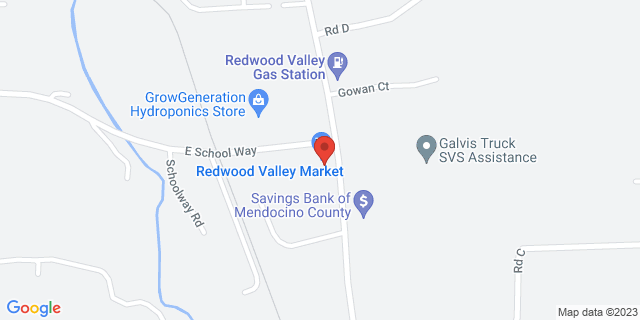 993 E School Way, Redwood Valley, California, CA, 95470-9900 Map