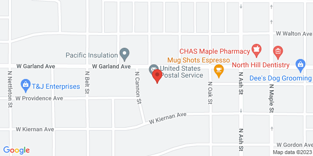 1903 W Garland Ave, Spokane, Washington, WA, 99205-9998 Map