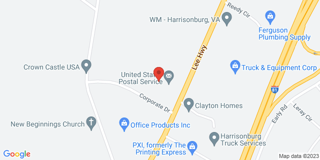 3811 S Main St, Harrisonburg, Virginia, VA, 22801-9998 Map