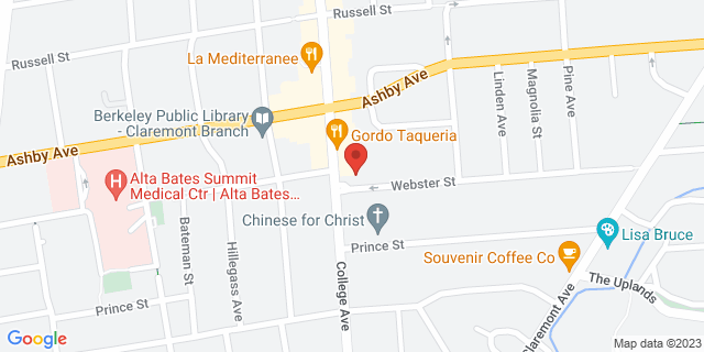 2705 Webster St, Berkeley, California, CA, 94705-9991 Map