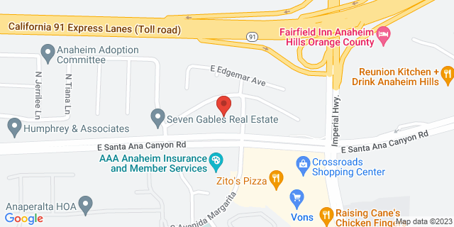 5505 E Santa Ana Canyon Rd, Anaheim, California, CA, 92817-9998 Map