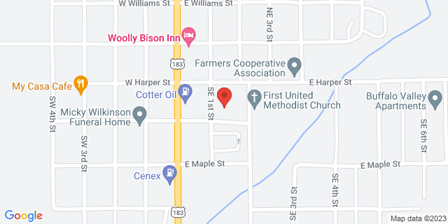 103 E Elm St, Buffalo, Oklahoma, OK, 73834-9998 Map