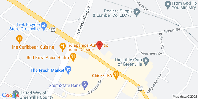 1521 Laurens Rd, Greenville, South Carolina, SC, 29606-9998 Map