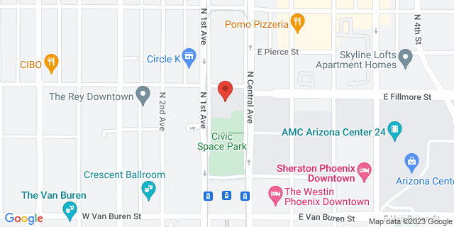 522 N Central Ave Lbby, Phoenix, Arizona, AZ, 85004-9998 Map