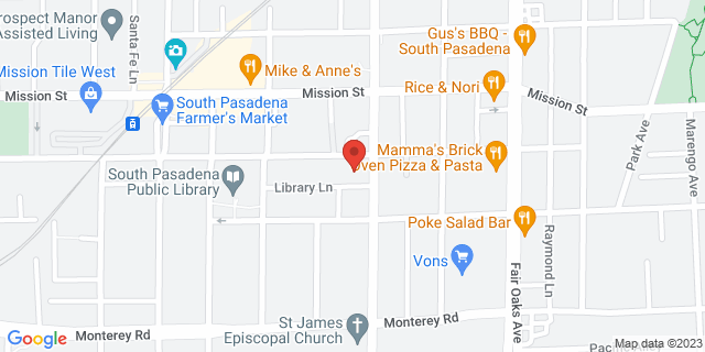 1001 Fremont Ave, South Pasadena, California, CA, 91030-9998 Map