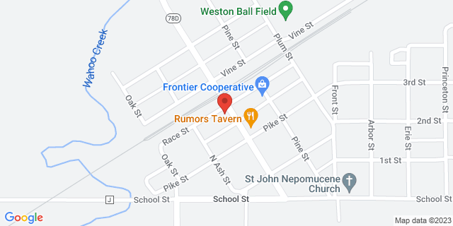 345 Elm St, Weston, Nebraska, NE, 68070-9700 Map