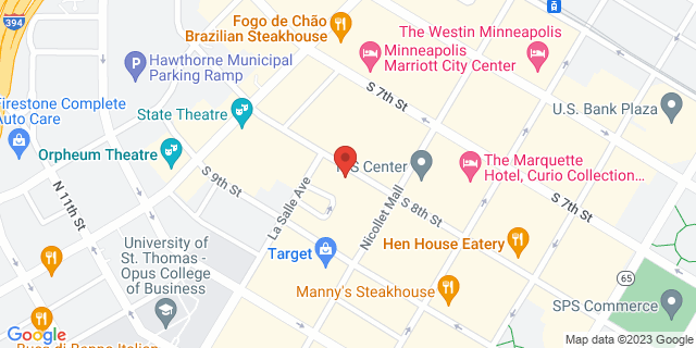 811 Lasalle Ave Ste 100, Minneapolis, Minnesota, MN, 55402-2089 Map