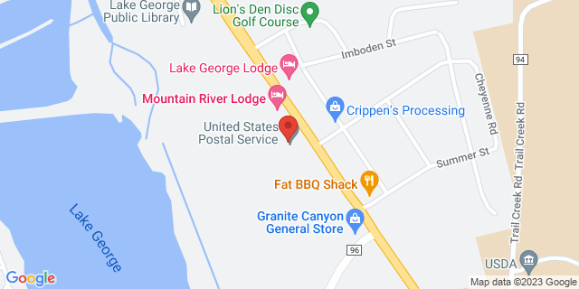 37370 Us Highway 24, Lake George, Colorado, CO, 80827-9710 Map