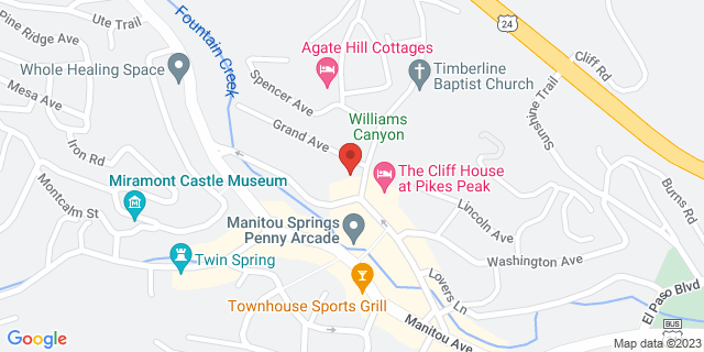 307 Canon Ave, Manitou Springs, Colorado, CO, 80829-1711 Map