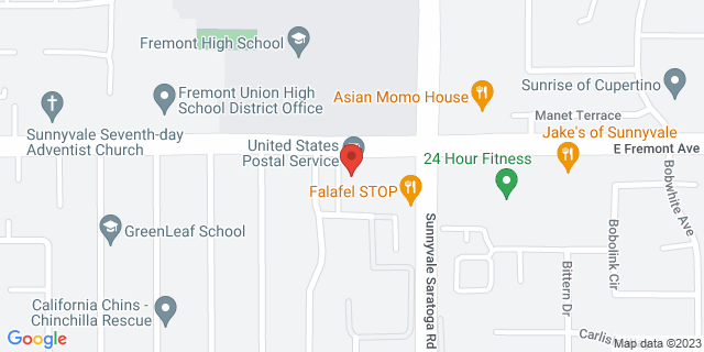 526 W Fremont Ave, Sunnyvale, California, CA, 94087-9991 Map