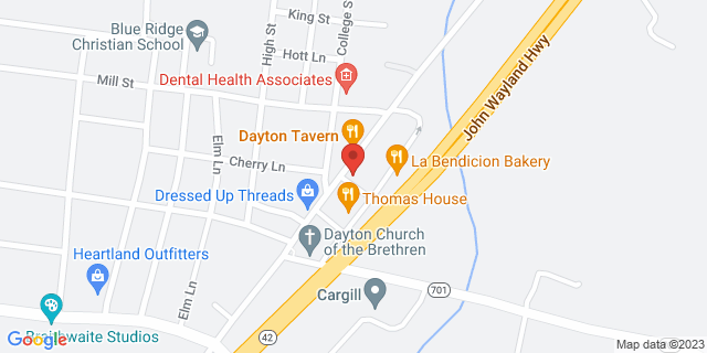 242 Main St, Dayton, Virginia, VA, 22821-9998 Map