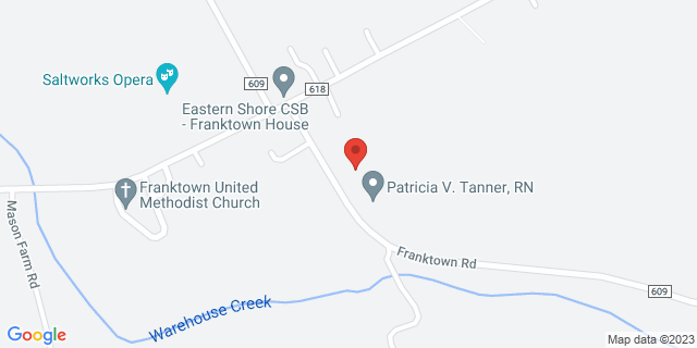 9135 Franktown Rd, Franktown, Virginia, VA, 23354-9998 Map