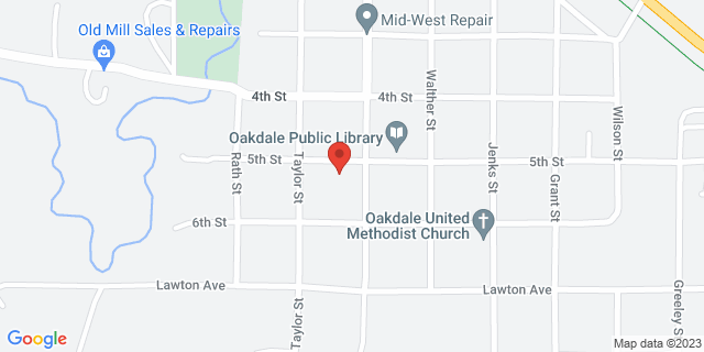 500 Hohman St, Oakdale, Nebraska, NE, 68761-9761 Map